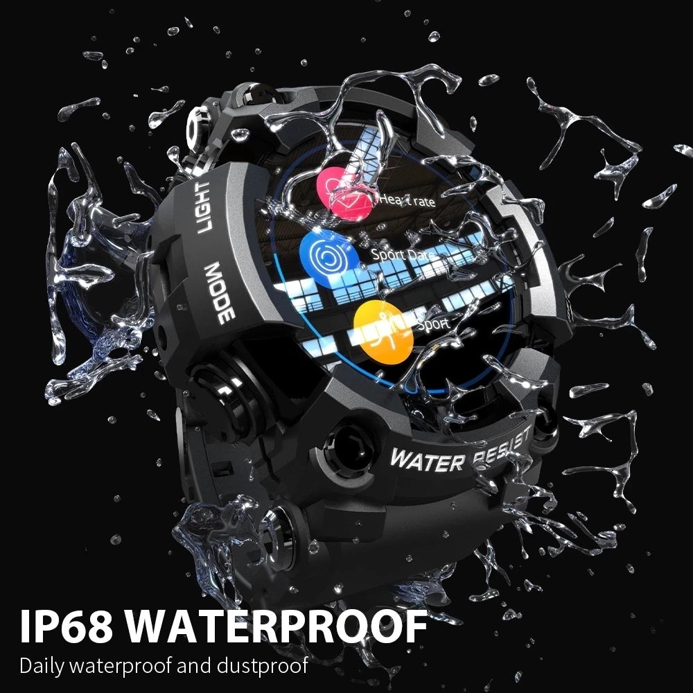 2025 New Fitness Tracker Smart Watch for Men Heart Rate Monitor Blood Pressure Smart Watch Suitable for Android iOS