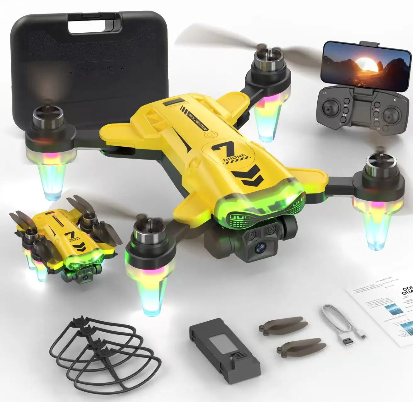 Global Drone GD85 Mini RC Drone, 2.4G 4CH 6 - Axis Gyro, Headless Mode, 360° Flip Remote Control Quadcopter, Ideal Gift for Kids