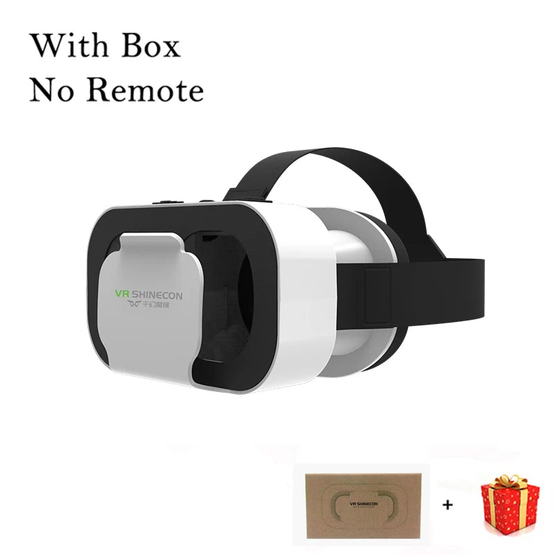 3D Virtual Reality VR Glasses For Phone Mobile Smartphones 7 Inch Headset Helmet With Controllers Game Wirth Real Viar Goggles