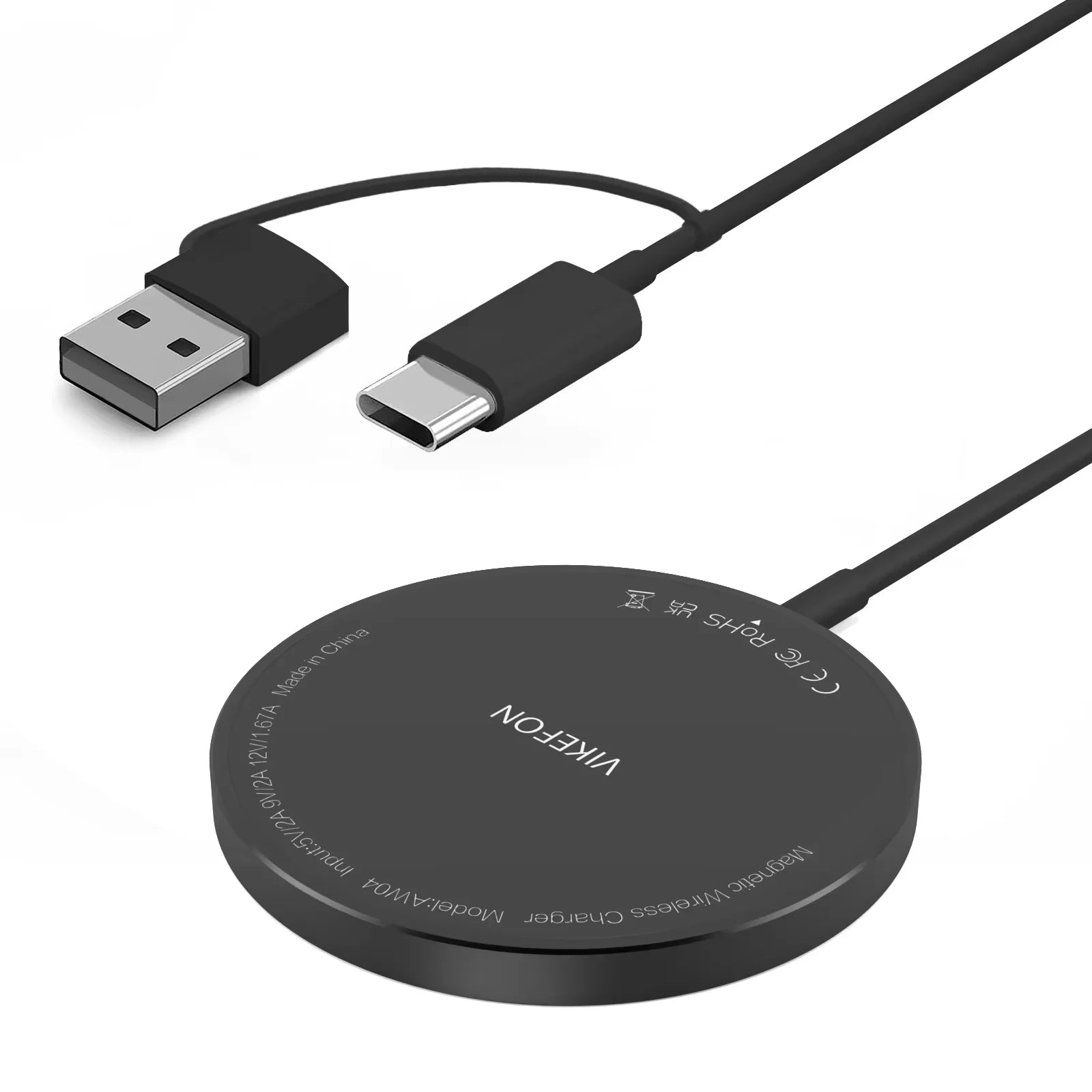 100W Magnetic Wireless Charger Pad USB