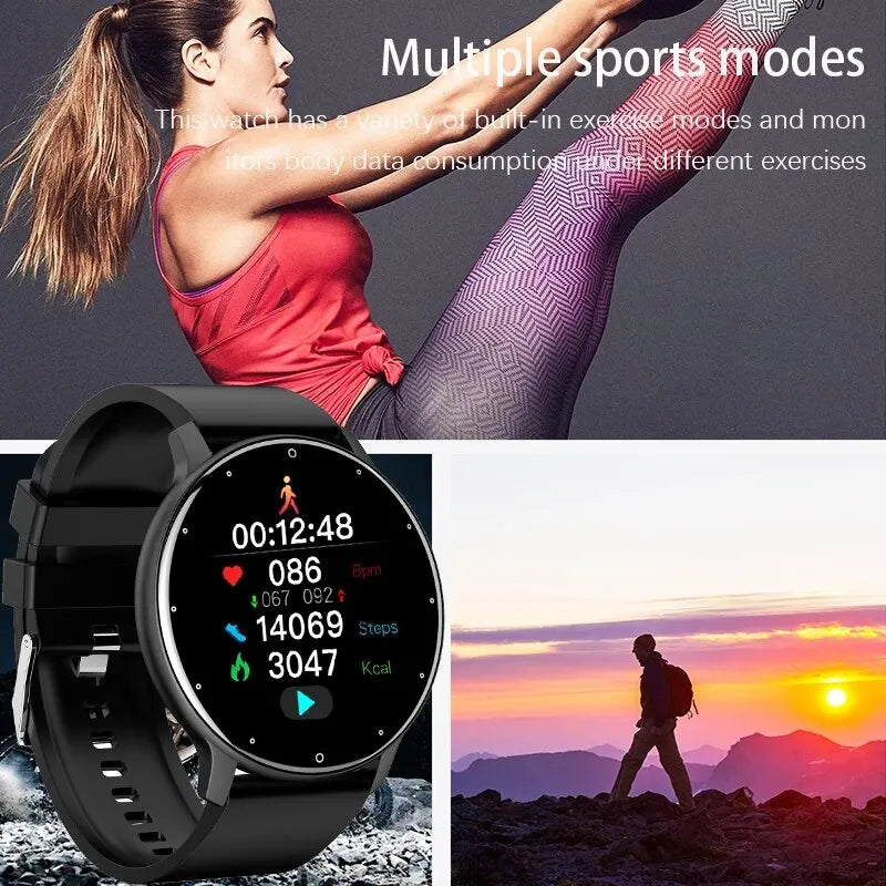 IP68 Waterproof Bluetooth Smartwatch for Men Women