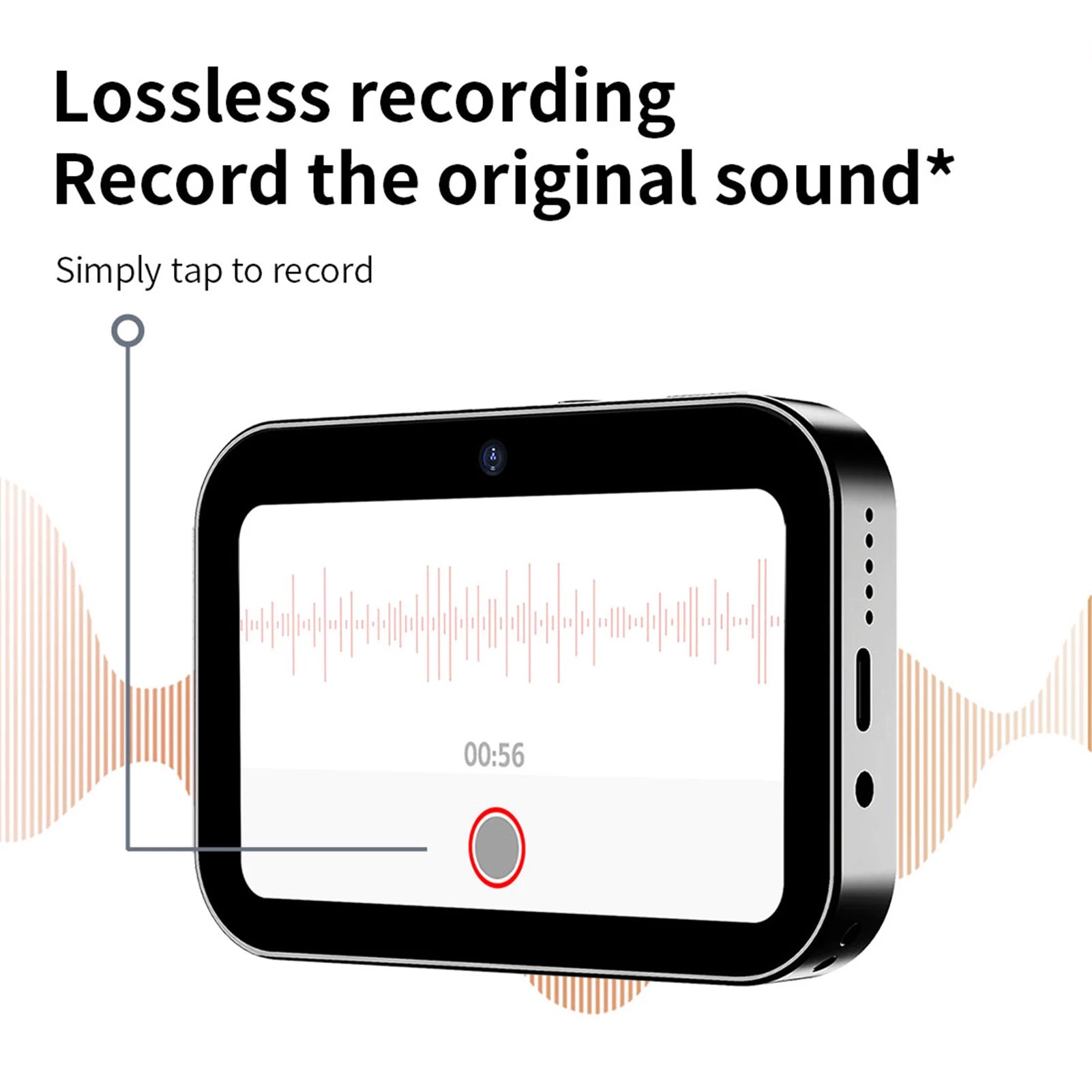 4K CCD Digital Camera 64MP Digital Video Camera 3 Lens 3In Touch Flash IR Night Vision Movie/Music Play Audio Recording Battery