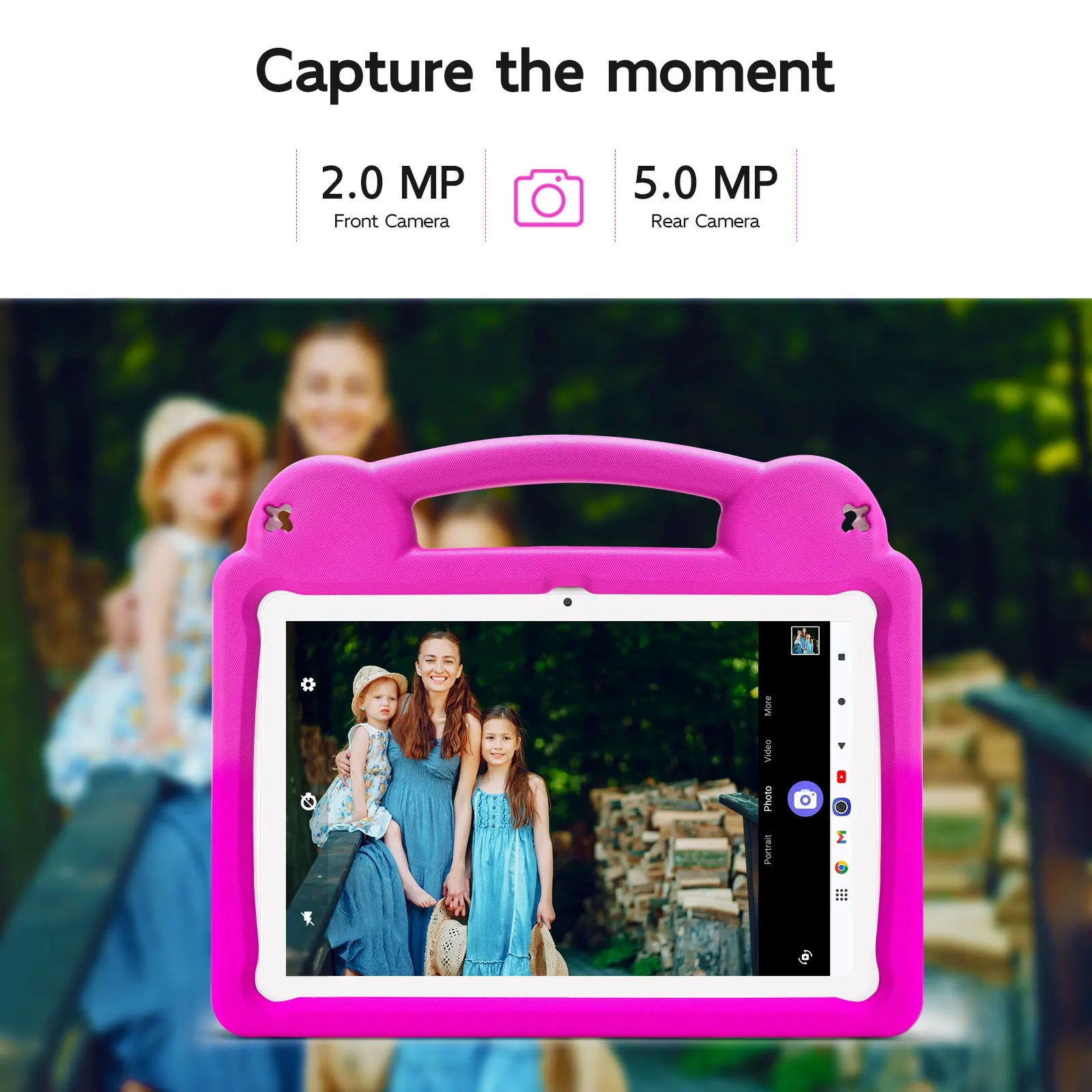 ANRY 10.1 Inch Kids Tablet 5000Mah Octa-Core 8GB（4+4 Expand） RAM 64GB ROM CPU A523 2.0GHZ Learning Education Children's Tablets