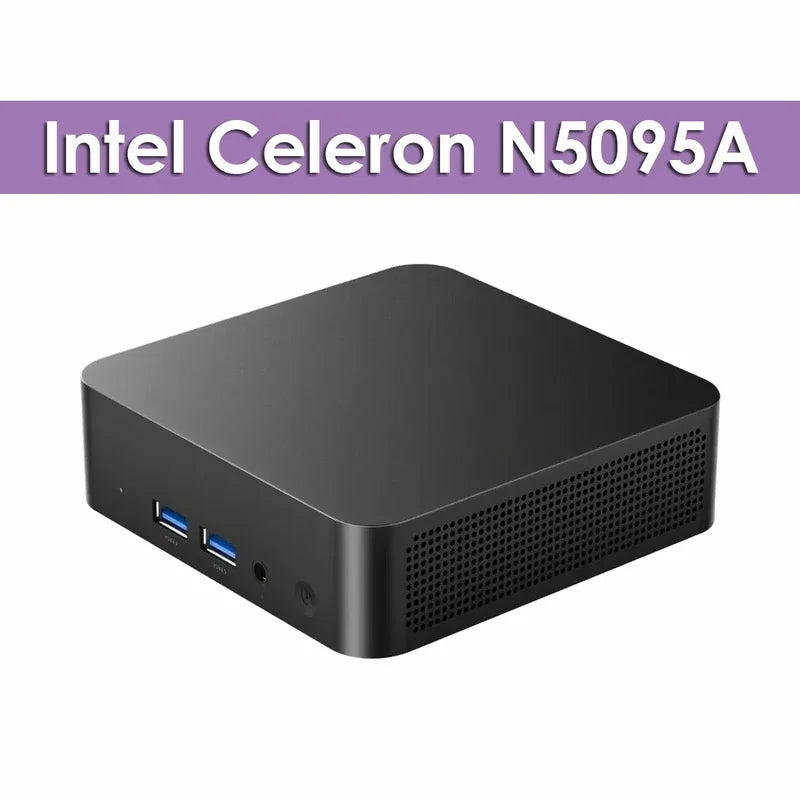 2025 MINI PC Windows 11 Intel Core N5095A DDR4 16GB 1TB SSD M.2 1000M 4K Mini Computer for 3 Screen WiFi 6 BT5.2 Desktop