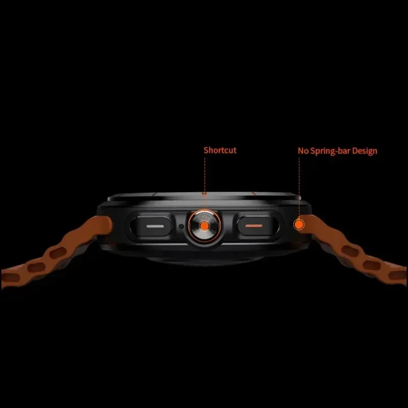 2025 New Sports Fitness Tracker Screen  Watch Multi-function W7 GPS Bluetooth Connection Healthy Accessories Altimeter Bip