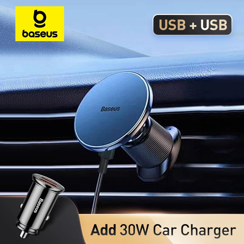 15W Fast Charging Wireless Car Charger Holder