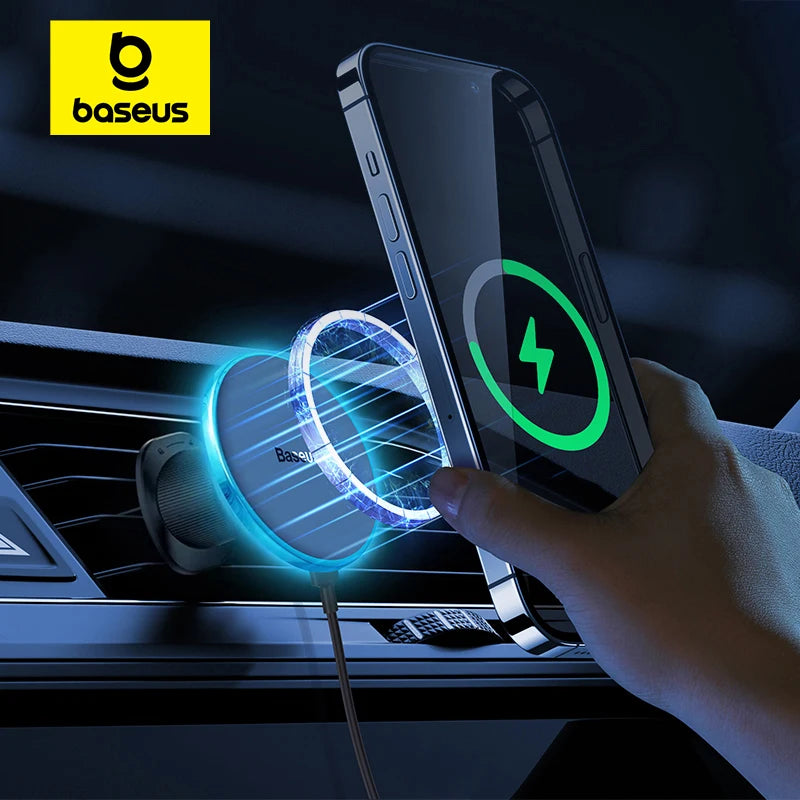 15W Fast Charging Wireless Car Charger Holder