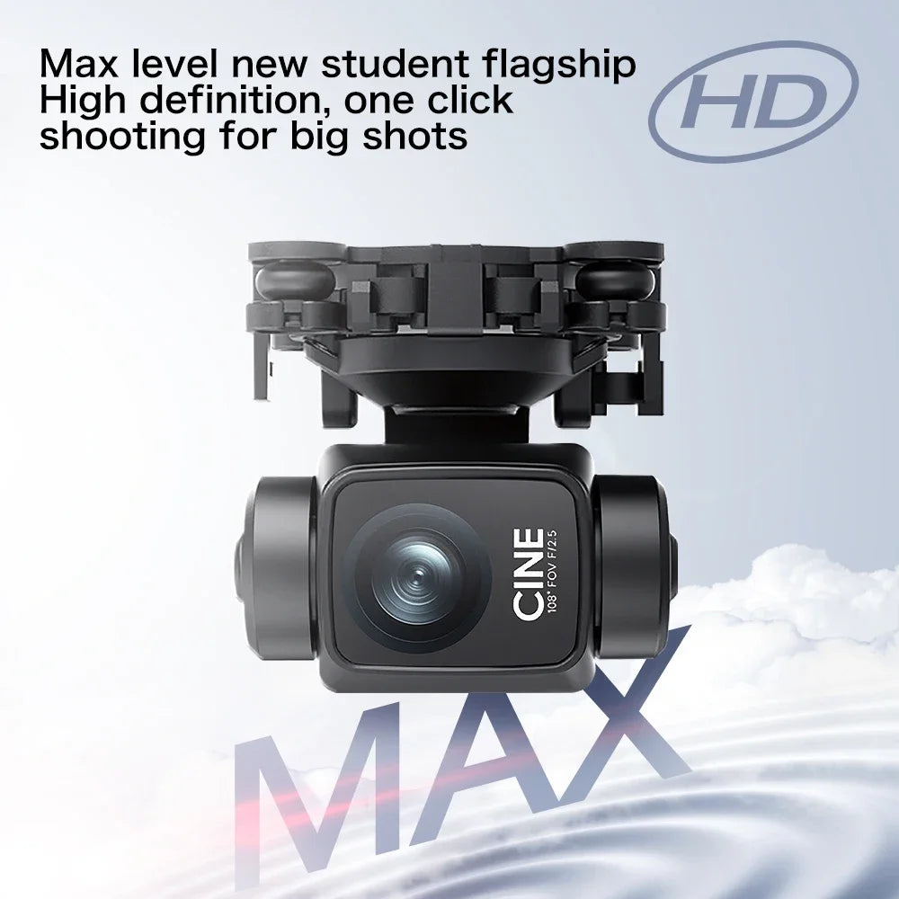 Drone Professional 3-axis Gimbal Stabilizer Camera with 5G WiFi GPS And 8K RC Equipped Screen Shared Multiple Displays on MP