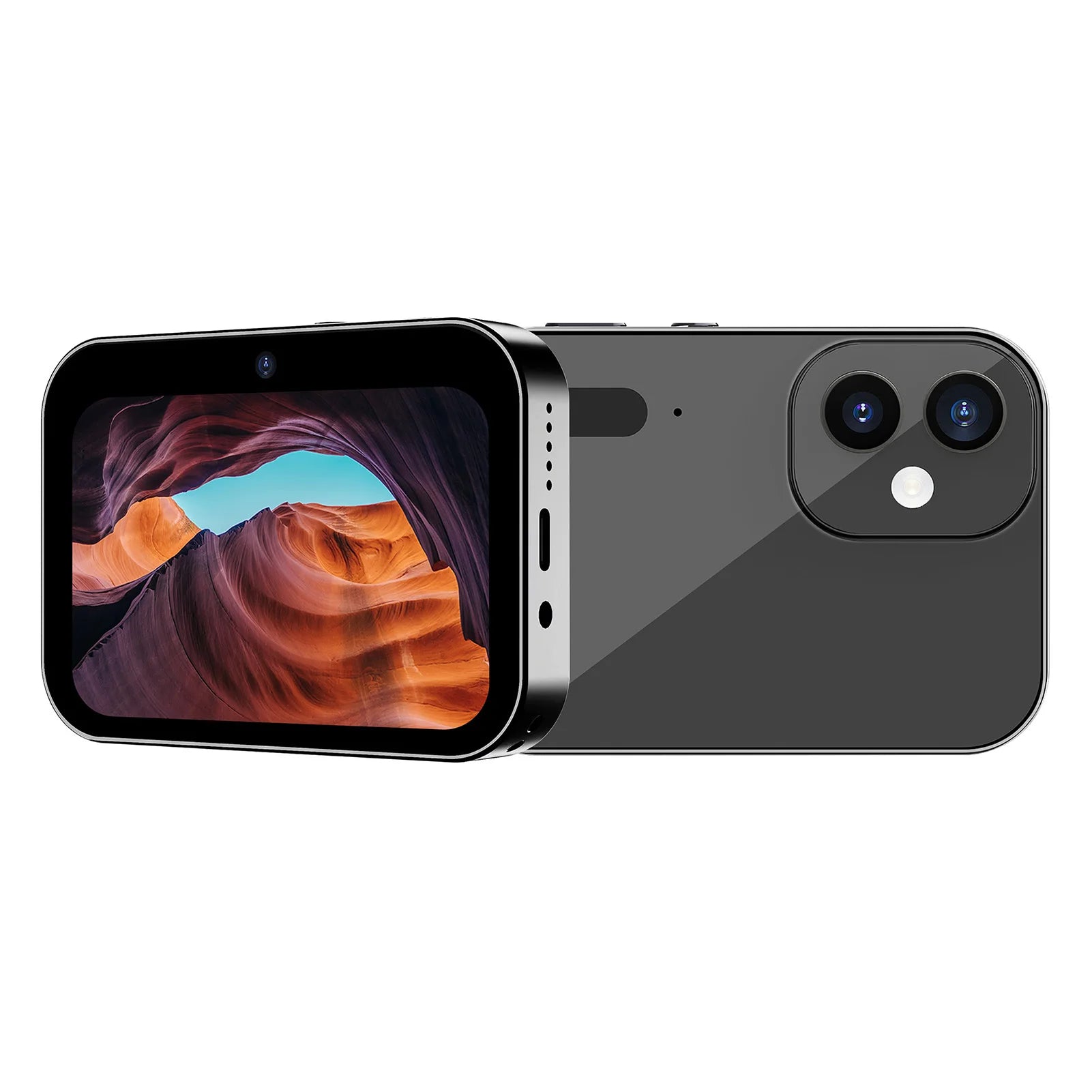 4K CCD Digital Camera 64MP Digital Video Camera 3 Lens 3In Touch Flash IR Night Vision Movie/Music Play Audio Recording Battery