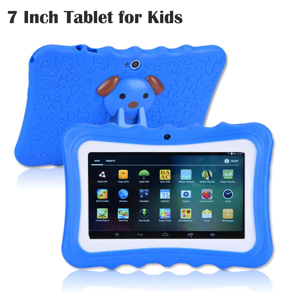 Kids Tablet Android 10 Learning Tablet for Kids Toddler Educational Toy Gift for Children 7 Inch 2GB 16GB HD Dual Cameras