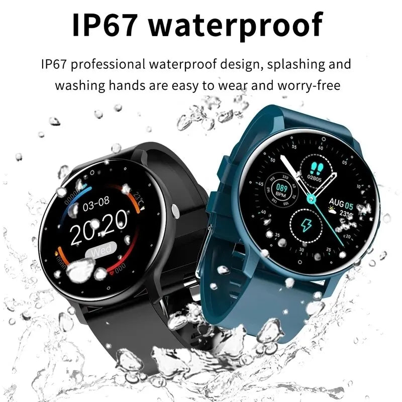 IP68 Waterproof Bluetooth Smartwatch for Men Women