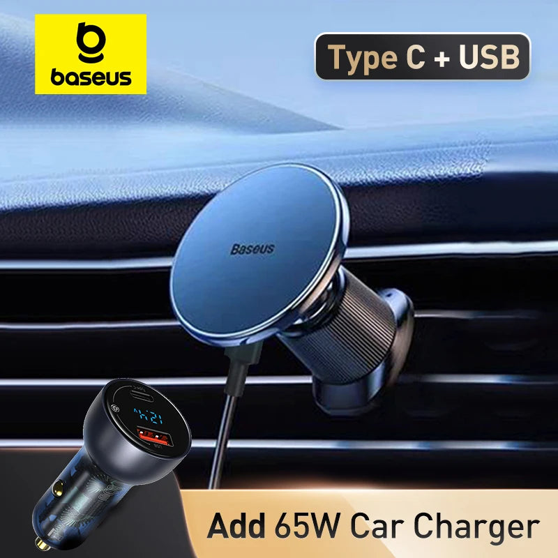 15W Fast Charging Wireless Car Charger Holder